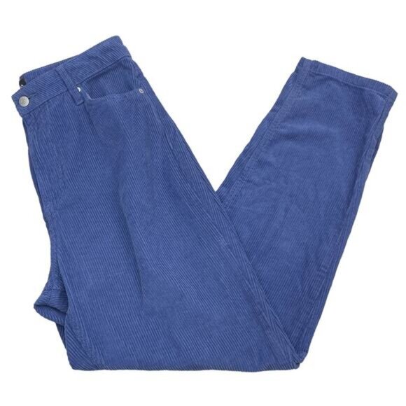 BDG Mom High Rise Corduroy Blue Pants Size 25 - Picture 2 of 7